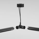 Module System Набор подвеса угловой с вводом питания (черный) 85195/00