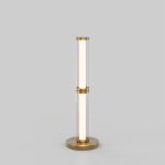 Настольный светодиодный светильник 80536/1 латунь