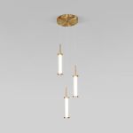 Подвесной светодиодный светильник 50386/3 LED латунь