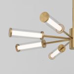 Потолочный светодиодный светильник 50386 LED латунь