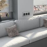 Рамка из металла на 3 поста АluMax алюминий W0033506