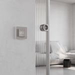 Рамка из поликарбоната на 1 пост Split дымчатый/белый, soft-touch W0013067