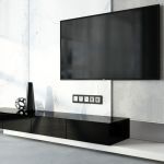 Рамка из поликарбоната на 5 постов Slab черный софт W0052908