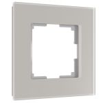 Рамка из стекла на 1 пост Senso дымчатый soft-touch W0013117