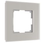 Рамка из стекла на 1 пост Senso дымчатый soft-touch W0013117