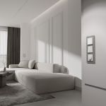 Рамка из стекла на 3 поста Senso дымчатый soft-touch W0033117