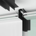 Slim Magnetic Коннектор угловой внутренний для встраиваемого шинопровода под ГКЛ 9,5мм (черный) 85213/00 85213/00