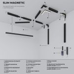 Slim Magnetic SL03 Трековый светильник 18W 3000K (черный) 85006/01 85006/01