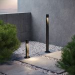 Светильник садово-парковый светодиодный Recess черный 35177/F черный