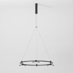 Esthetic Magnetic Шинопровод с тросовыми креплениями Round черный ⌀800 85138/00