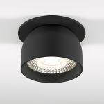Светильник встраиваемый поворотный светодиодный Uno 8W 4000K черный 25092/LED