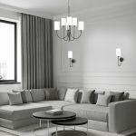 Умная подвесная люстра 60164/6 черный