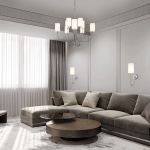 Умная подвесная люстра с тканевыми абажурами 60164/10 никель