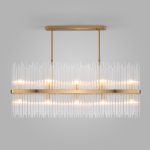 Умная подвесная люстра со стеклянным рассеивателем 486/10