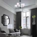 Умный потолочный светильник 60162/6 черный