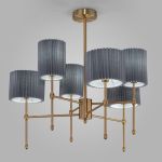 Умный потолочный светильник 60162/6 латунь