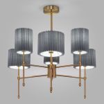 Умный потолочный светильник 60162/6 латунь