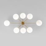 Умный потолочный светильник 70220/8 латунь Smart