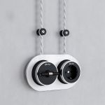 Изоляторы 100 шт черный матовый Vintage W6433408