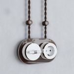 Изоляторы 100 шт мокко матовый Vintage W6433414