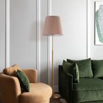 Напольный светильник 01156/1 латунь