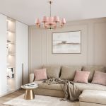 Подвесная люстра 60154 латунь