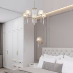 Подвесная люстра 60148/5 матовое золото