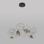 Подвесной светильник 90369/12 черный жемчуг