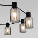 Подвесная люстра 70219/8 черный/античная бронза