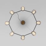 Подвесная люстра 70219/8 черный/античная бронза