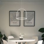 Подвесной светильник 90322/1 белый