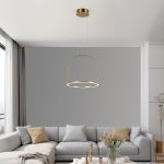 Подвесной светильник 90322/1 латунь