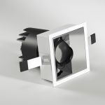 Точечный светодиодный светильник 10W 3000K белый/хром 25091/LED