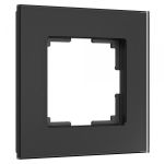 Рамка из стекла на 1 пост Senso черный soft-touch W0013108