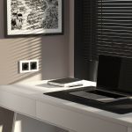 Рамка из стекла на 2 поста Senso белый soft-touch W0023101