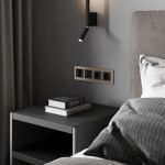 Рамка из стекла на 4 поста Senso шампань soft-touch W0043111