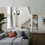 Умный подвесной светильник 70150/4 черный/латунь Smart