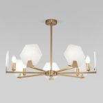 Умный потолочный светильник 60158/7 латунь