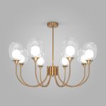 Умный потолочный светильник 70217/8 латунь