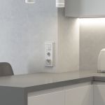 Накладка для розетки USB (белый акрил) W1179541