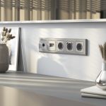 Накладка для розетки USB (серебряный матовый) W1179565