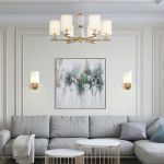 Настенный светильник 60146/1 латунь