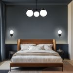 Настенный светильник со стеклянным плафоном 60147/1 черный