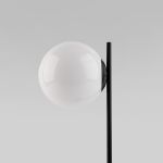 Настольный светильник с мраморным основанием 01157/1 черный