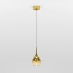Подвесной светодиодный светильник 50256/1 LED золото