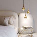 Подвесной светодиодный светильник 50256/1 LED золото