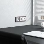 Розетка Ethernet RJ-45 (белый акрил) W1181041