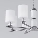 Умная подвесная люстра 60146/8 никель