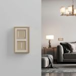 Умный сенсорный выключатель одноклавишный (шампань) W4513011