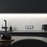 Выключатель одноклавишный (белый акрил) W1110041